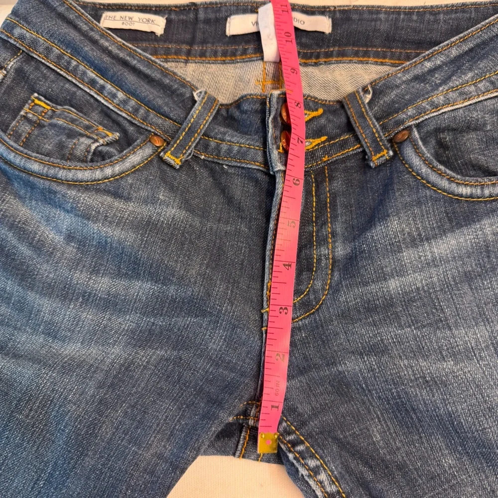 Vigoss Studio Y2K Vintage Low Rise Bootcut Dark Wash Indie Sleeze Jean 27 - Picture 11 of 11